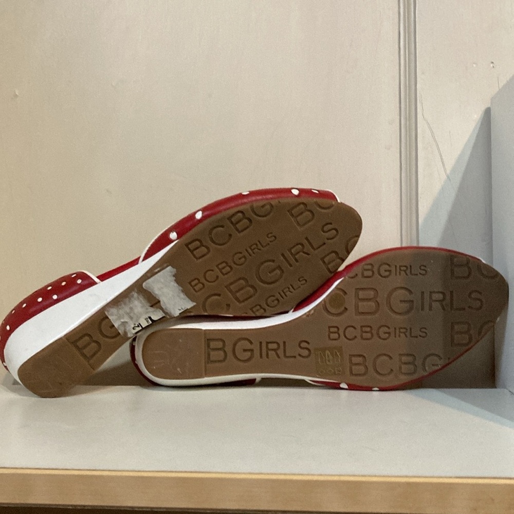BCBGirls Peep Toe Flats - Picture 6 of 9